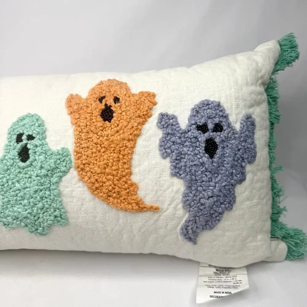 Sweet Street Pastel Ghost Pillow
